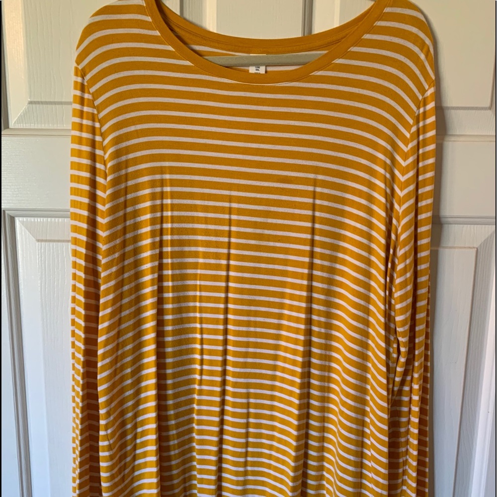 Yellow-Gold Long Sleeved Tee